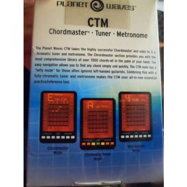 Planet Waves CTM Chordmaster Tuner Metronome 7000+ chords Ships free #5 image