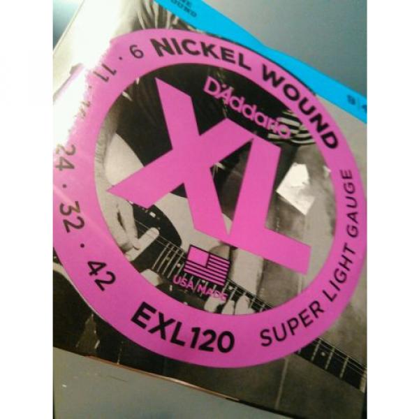 (10) Sets Daddario EXL120 Nickel Wound, Super Light 9-42 *NEW #2 image