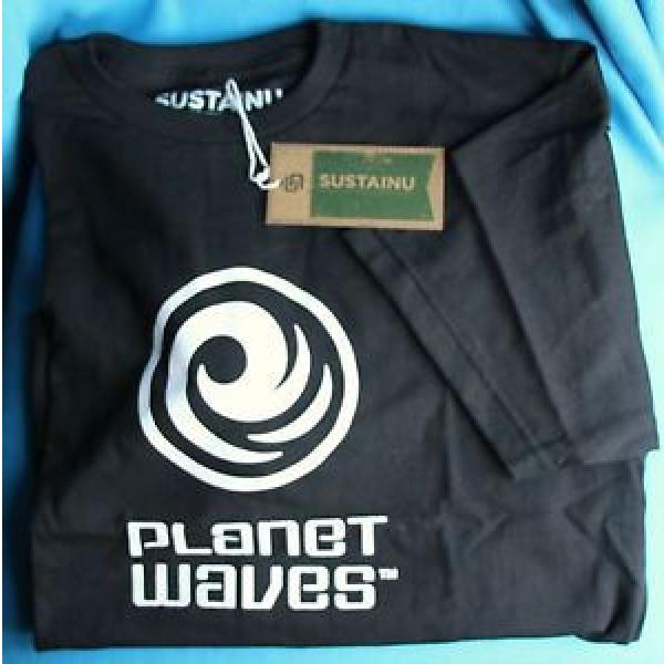 Planet Waves Trademark Tee Shirt, Black, XL, 100% Recycled Material, USA Made #1 image