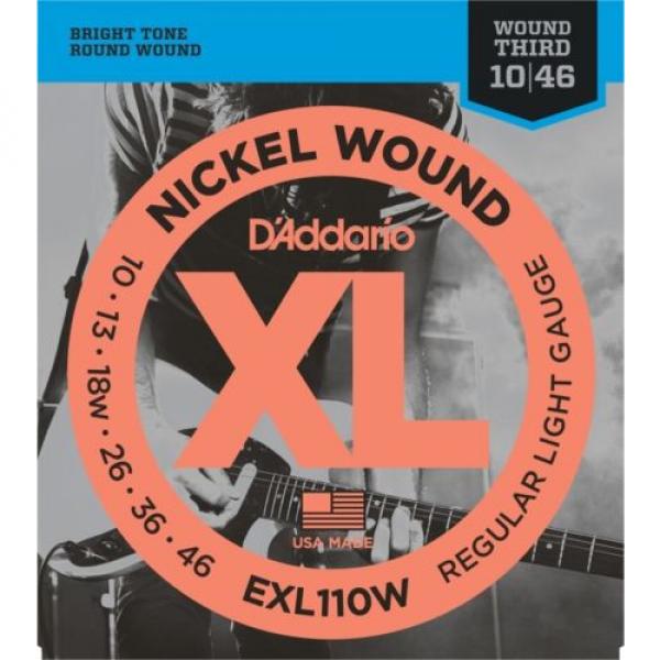 D&#039;Addario EXL110W Nickel Wound Light (wound 3rd) E #1 image