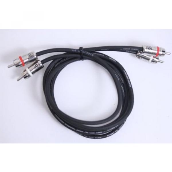Pair Planet Waves CableStation CXSCHD Interconnect Cables 1M Quality RCA (Black) #1 image