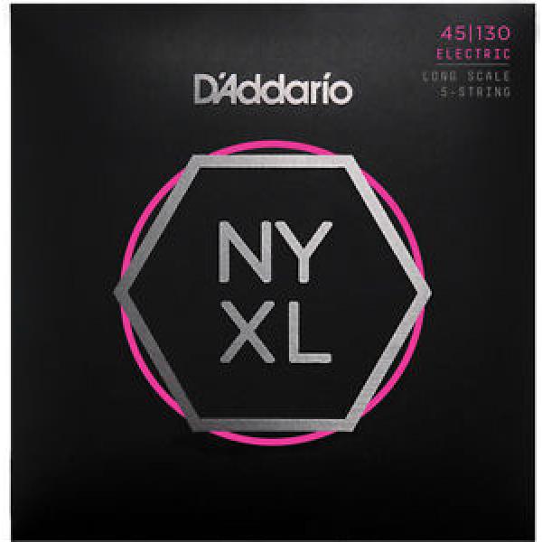 D&#039;Addario NYXL45130 Bass Strings Long Scale, 5 String Regular Light #1 image
