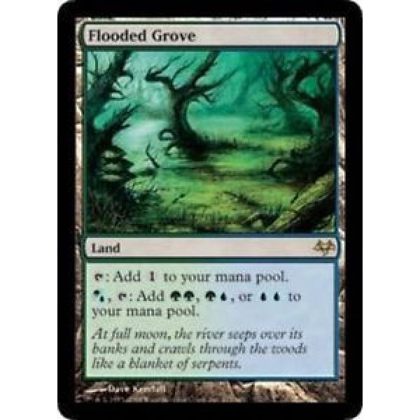Flooded Grove - LP - Eventide MTG Magic Cards Land Rare #1 image