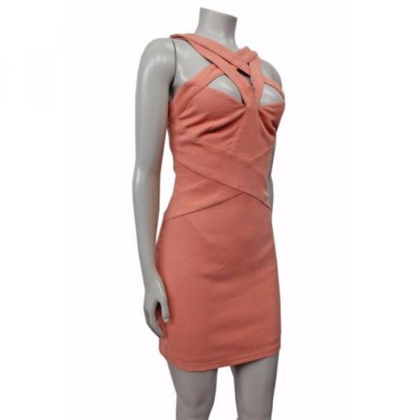 NWT Finders keepers Planet waves bodycon dress papaya cutouts size S #5 image