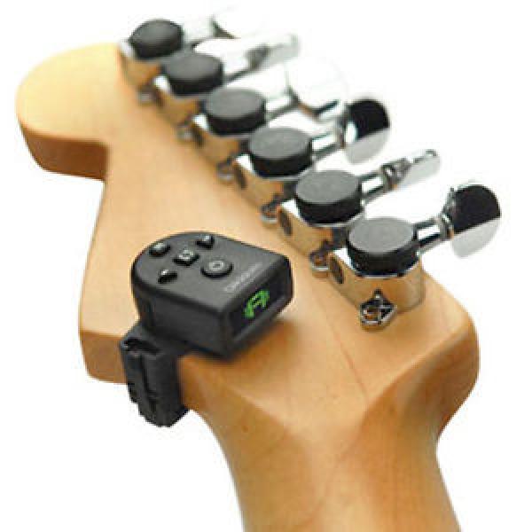 Planet Waves Micro (mini) Headstock Clip-On Tuner for Guitar &amp; Bass - Tiny! New! #1 image