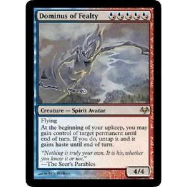 Japanese Dominus of Fealty Near Mint Eventide Foreign MTG Magic Multi-Color Card #1 image