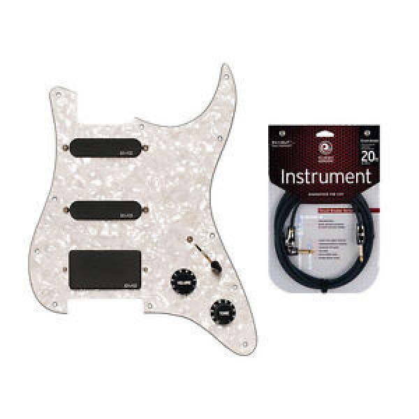 EMG KH20 Kirk Hammett Prewired Pickgaurd Pickup Set + 20 ft RA Instrument Cable #1 image