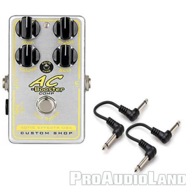 Xotic Custom Shop AC Booster Comp Pedal with 2 FREE 6&#034; Cables AC-COMP FREE SHIPP #1 image