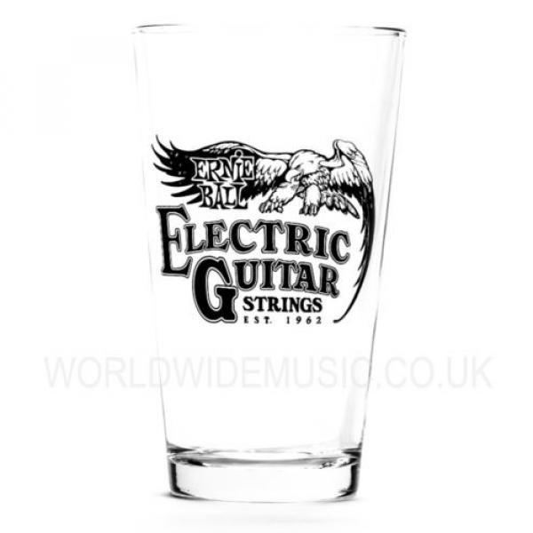 Ernie Ball Electric Guitar Strings Logo Pint Glass (beer not included) #2 image