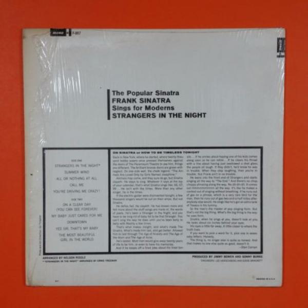 FRANK SINATRA Strangers In The Night F 1017 Mono LP Vinyl VG++ Cover Shrink #2 image