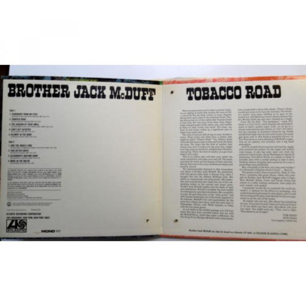 JACK McDUFF Tobacco Road LP Jazz Funk 1967 mono 1st PRESS #2 image