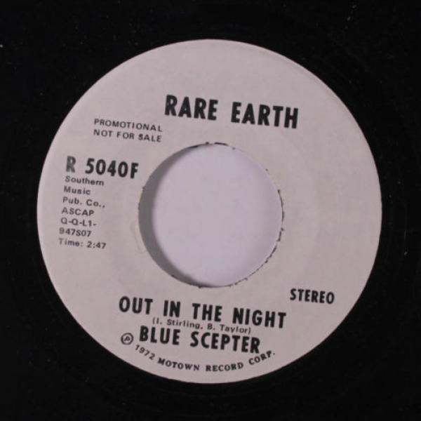 BLUE SCEPTER: Out In The Night / Mono 45 (dj, late SRC, disc close to M-) #1 image