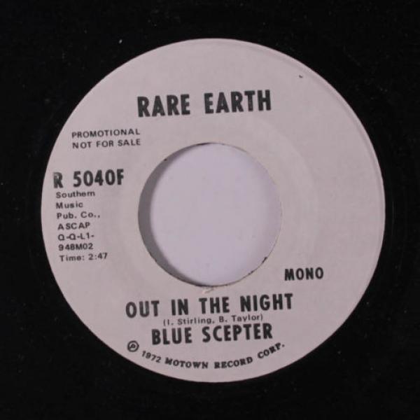 BLUE SCEPTER: Out In The Night / Mono 45 (dj, late SRC, disc close to M-) #2 image