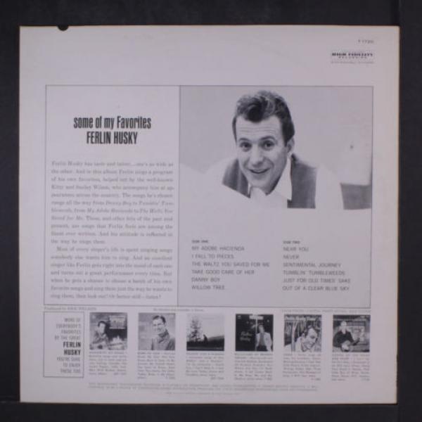 FERLIN HUSKY: Some Of My Favorites LP (Mono) Country #2 image