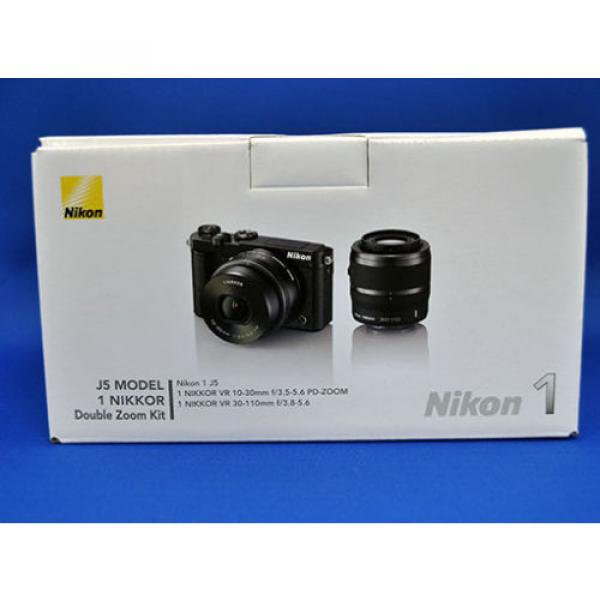 Nikon 1 J5 Silver Digital Camera VR10-30+30-110mm Double Zoom Lens Kit Japan New #3 image