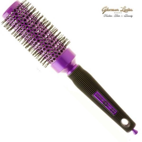 Radial Brosse De Cheveux Violet,Head Jog,Céramique Ionique,Professionnel Usage #4 image