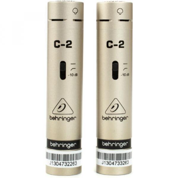 New Behringer Pair C-2 Condenser Microphones 3 Year Warranty!! Auth Dealer #1 image
