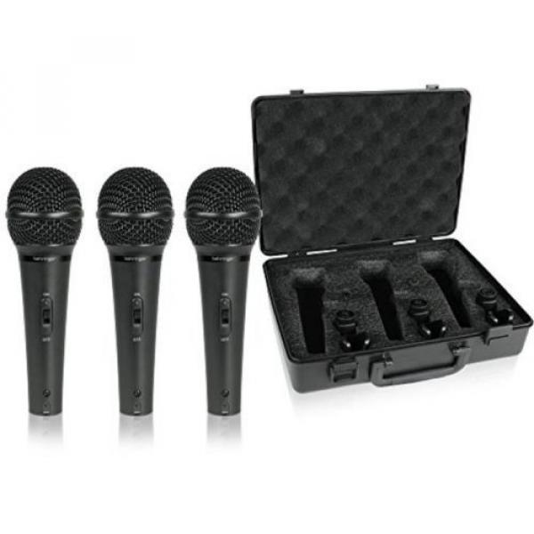 Behringer Ultravoice Xm1800s Dynamic Microphone 3-Pack, Price Per Set, New BLACK #4 image