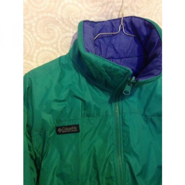 XL COLUMBIA RADIAL SLEEVE  DOWN FILLED REVERSIBLE PUFFER WINTER JACKET COAT #3 image