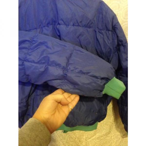 XL COLUMBIA RADIAL SLEEVE  DOWN FILLED REVERSIBLE PUFFER WINTER JACKET COAT #11 image
