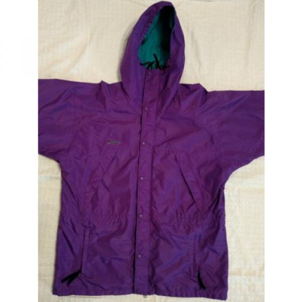 Mens Vintage Columbia Radial Sleeve Hooded Ski Snow Jacket Purple - XL #2 image