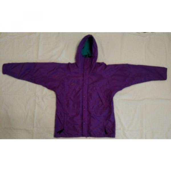 Mens Vintage Columbia Radial Sleeve Hooded Ski Snow Jacket Purple - XL #5 image