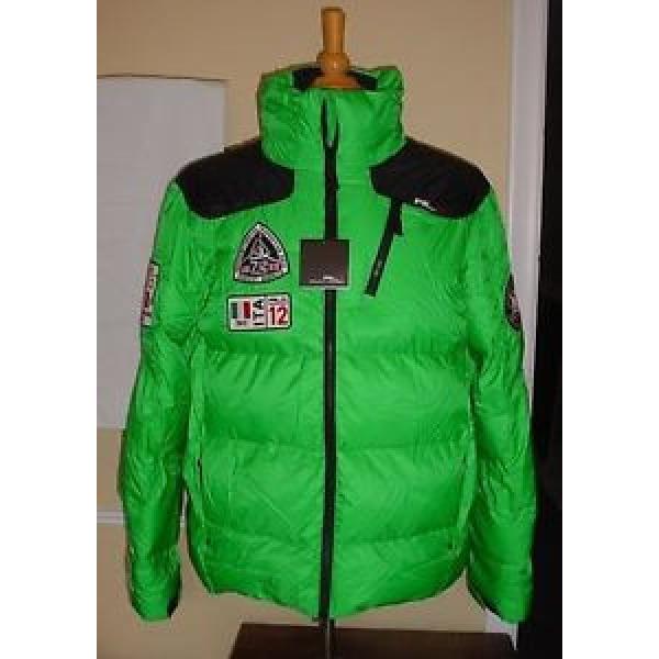 NEW M Mens Polo Ralph Lauren Down Puffer Coat Green RLX Radial Italy Expedition #1 image