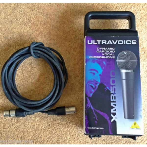 Microphone With 6m XLR Cable. Behringer XM8500 Ultravoice Dynamic Cardioid Vocal #1 image