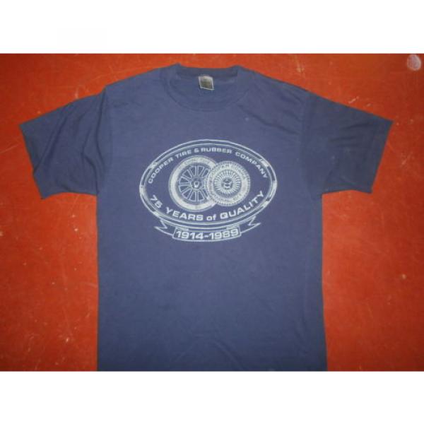 vtg 80s COOPER TIRE &amp; RUBBER COMPANY T SHIRT Cobra Radial GT Auto Racing Softest #3 image