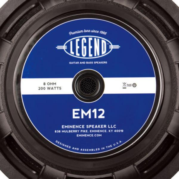 Pair Eminence Legend EM12 12&#034; 8 Ohm Replacement Bass Guitar Speaker #6 image