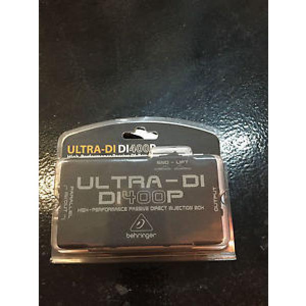 Behringer ULTRA-DI DI400P Passive Direct Box #1 image