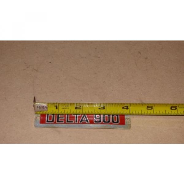Delta Rockwell 900 Radial Arm Saw Badge/Tag #2 image