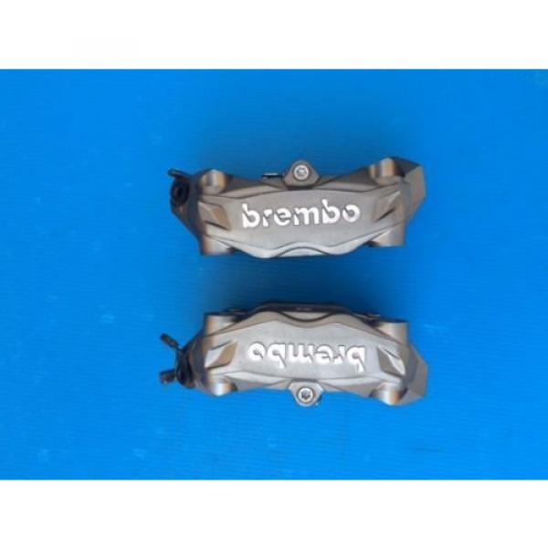 pair front pair brake brembo radial calipersfor ducati guzzi aprilia 100 mm grey #1 image