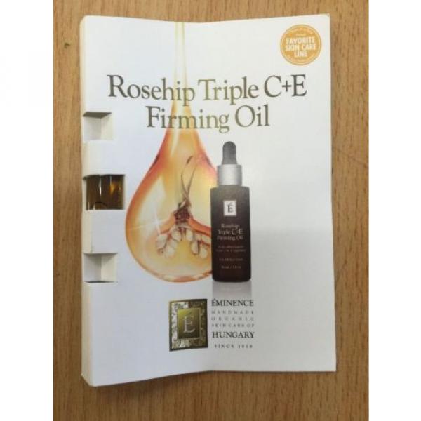 Eminence Rosehip Triple C+E Firming Oil, Pack 6 Samples, New, Free Shipping #1 image
