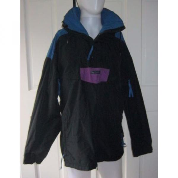 Mens Vintage 80s 90s Radial Sleeve Anorak Pullover Parka Shell Ski Jacket Coat L #1 image