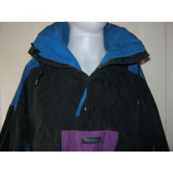 Mens Vintage 80s 90s Radial Sleeve Anorak Pullover Parka Shell Ski Jacket Coat L #2 image