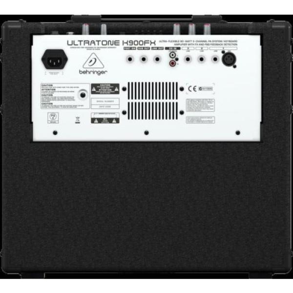 Behringer ULTRATUNE K900FX Keyboard Amplifier 90W 3 Channel PA System w/ FX #5 image