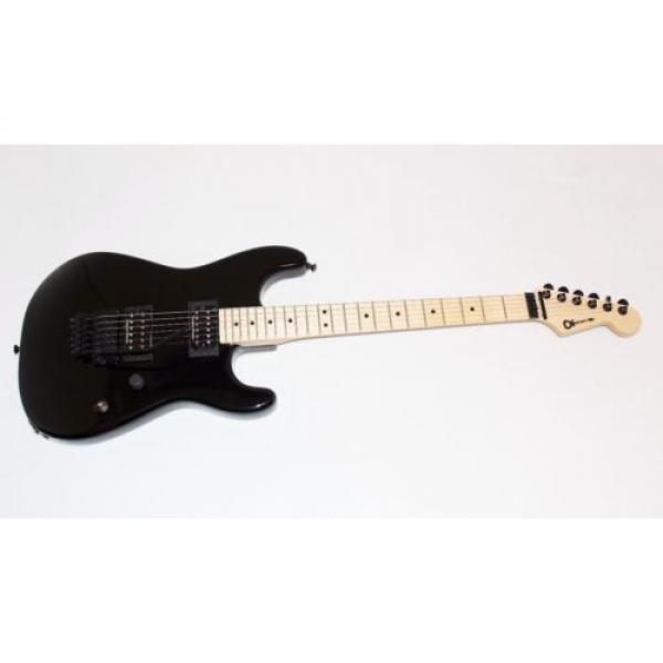 Charvel San Dimas USA Style 1 2H FR Black Electric Guitar #1 image