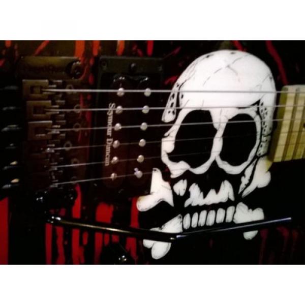 Charvel Warren Demartini Blood N Skull Guitar RARE  USA San Dimas Signed #2 image