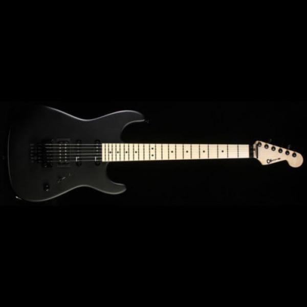 Charvel USA Select San Dimas Style 1 HSS Electric Guitar Pitch Black #2 image