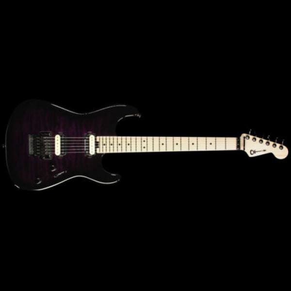 Charvel Pro Mod Series San Dimas 2H FR Electric Guitar Trans Purple Burst #2 image