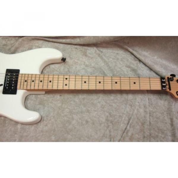 Charvel SD-1 San Dimas HH Floyd Rose electric guitar in snow white (#2) #2 image