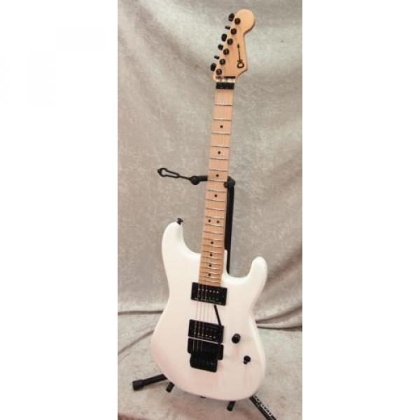 Charvel SD-1 San Dimas HH Floyd Rose electric guitar in snow white (#2) #3 image