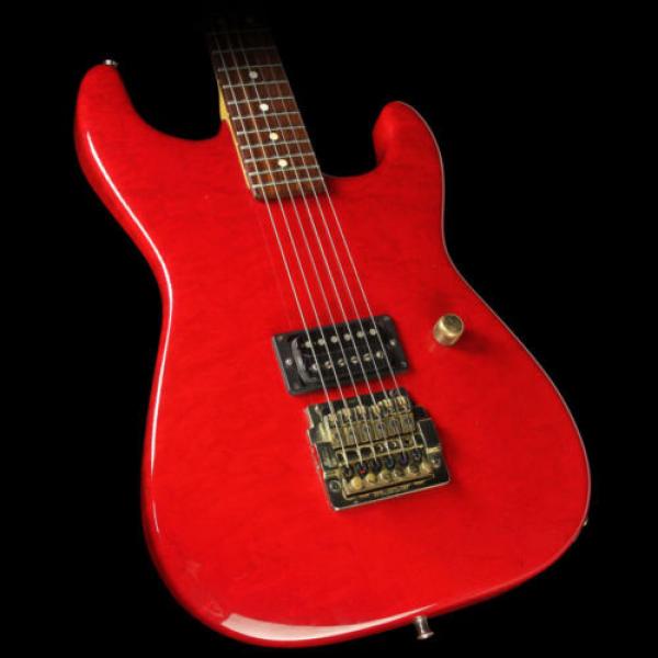 Used 1983 Charvel San Dimas Electric Guitar Transparent Red #1 image