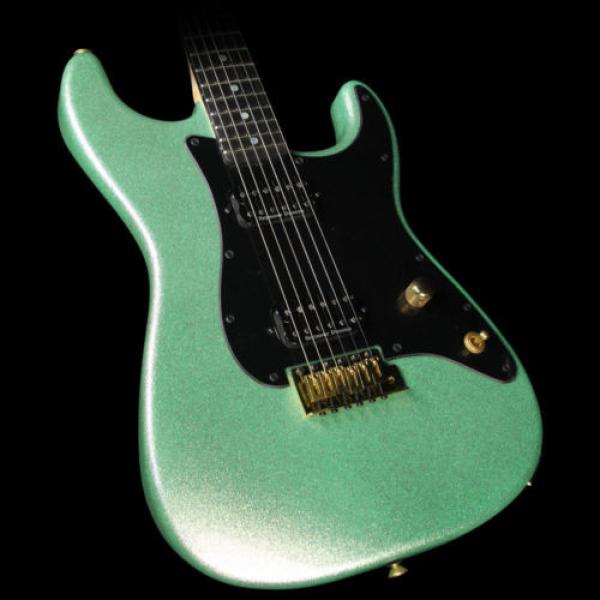 Charvel Custom Shop Nitro San Dimas Guitar Seafoam Sparkle w/ Platinum Overspray #1 image
