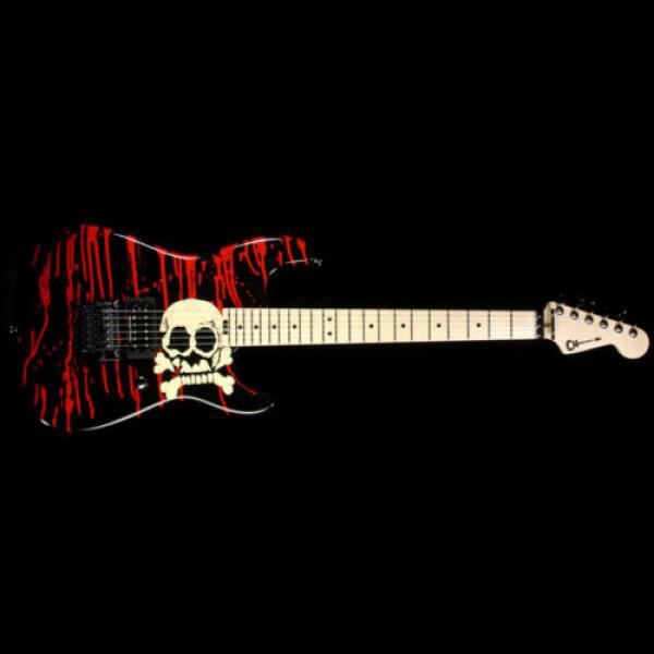 Charvel Pro Mod Warren DeMartini San Dimas Electric Guitar Skull Graphic #2 image