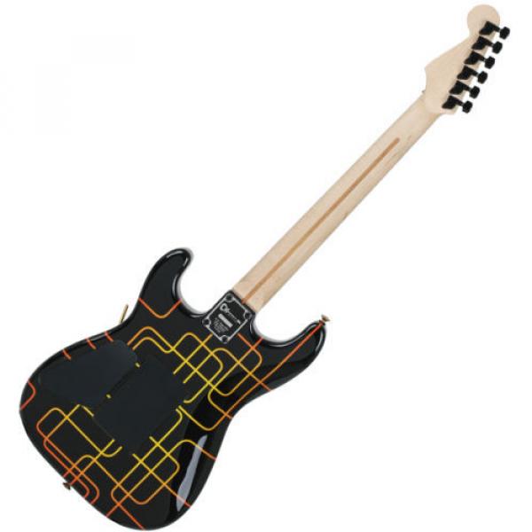 Charvel USA Custom San Dimas Schematic Graphic Unique Design Electric Guitar #2 image