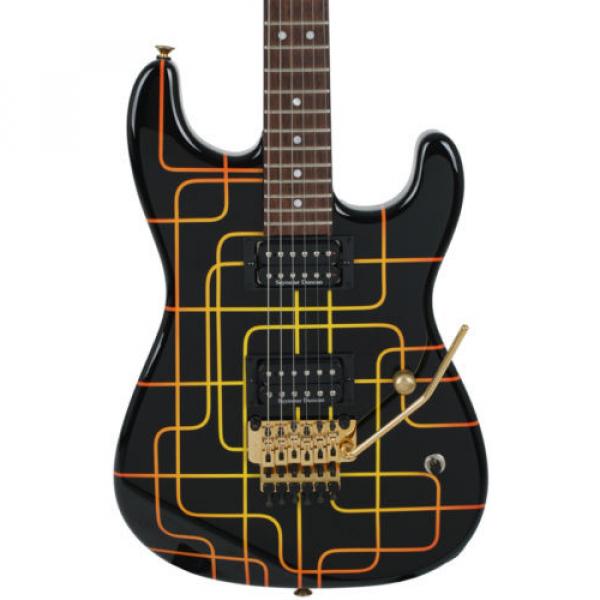 Charvel USA Custom San Dimas Schematic Graphic Unique Design Electric Guitar #3 image