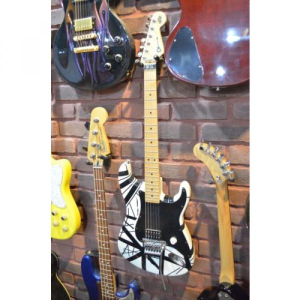 NOS Charvel Art Series EVH Van Halen Electric Guitar Black &amp; White Inv # RG12.5 #1 image