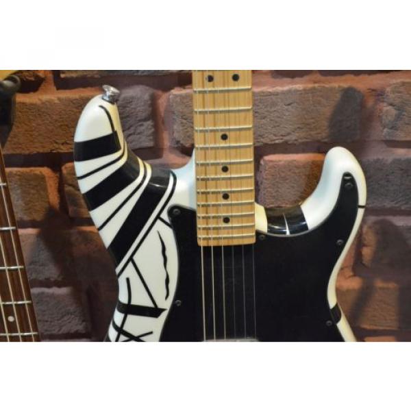 NOS Charvel Art Series EVH Van Halen Electric Guitar Black &amp; White Inv # RG12.5 #3 image
